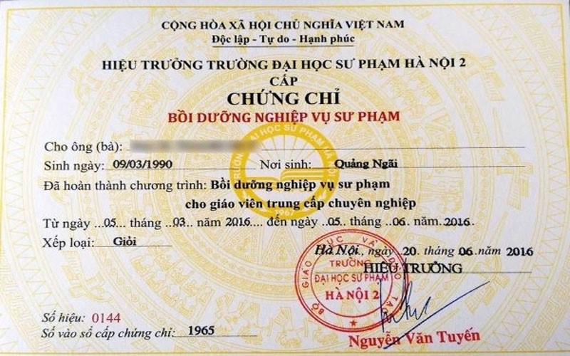 Dịch Vụ Làm Bằng Giả Phôi Thật Tại TPHCM