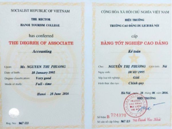 Cẩn trọng trước những dịch vụ bằng cao đẳng giả không rõ nguồn gốc 