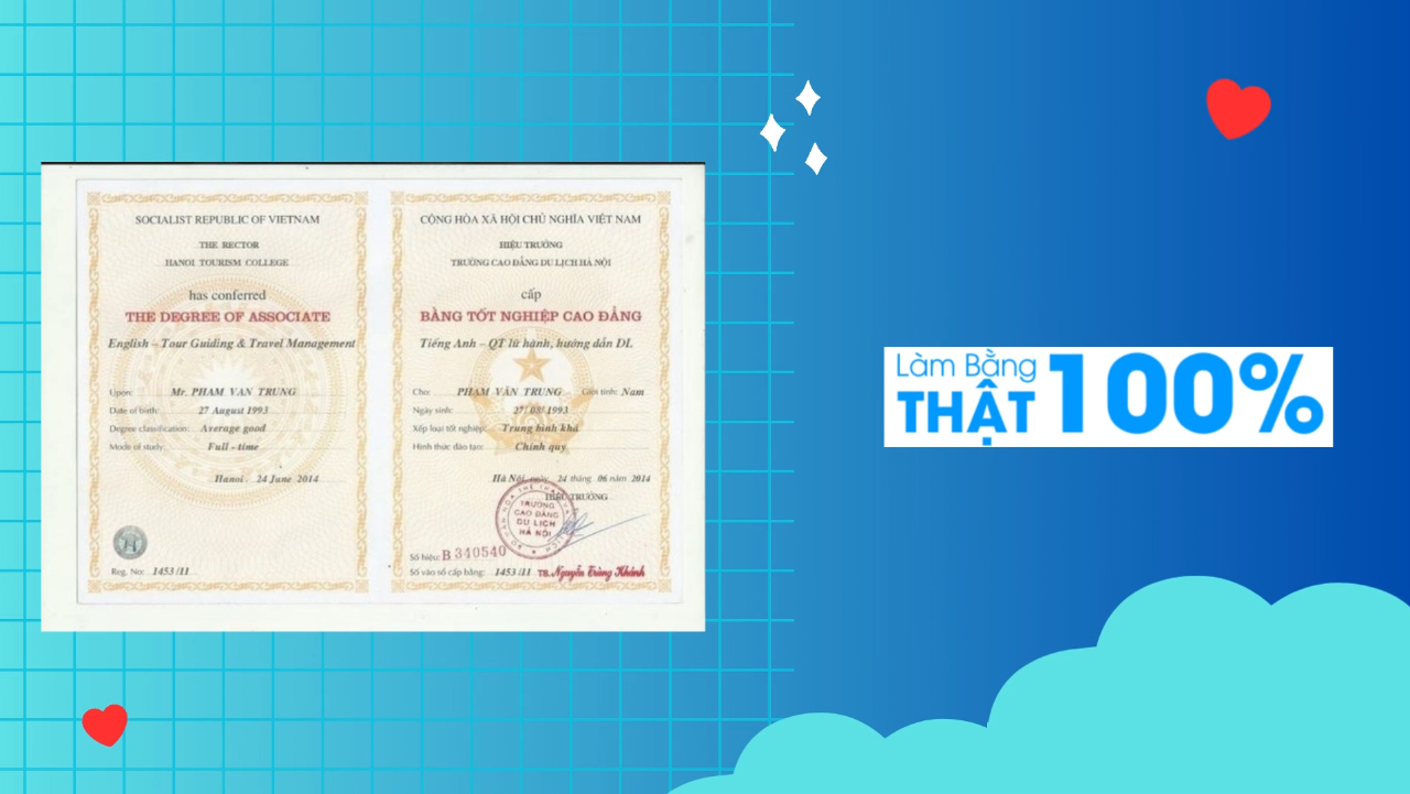 Làm bằng cao đẳng Hà Nội
