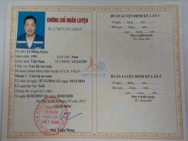 Làm chứng chỉ an toàn lao động tại Làm Bằng Thật 100 có giá ra sao?