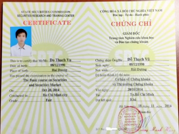 Các bước làm chứng chỉ nghề giả tại Làm Bằng Thật 100