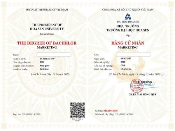 Làm Bằng Đại Học Hoa Sen Chuẩn Bộ Giáo Dục Không Cần Thi
