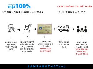 Làm Chứng Chỉ Kế Toán Giống Thật 100% Không Cần Cọc