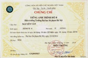 Làm Chứng Chỉ Dạy Anh Văn Thiếu Nhi Bao Xin Việc